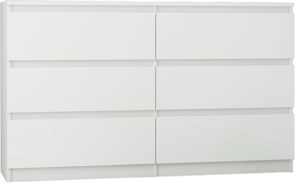 Komoda Rulux (bílá). Akce -15%