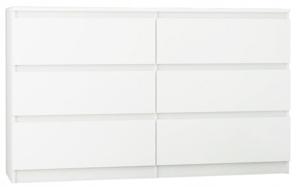 Komoda Rulux (bílá). Akce -15%