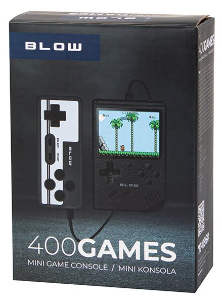 Přenosná mini retro herní konzole 400 her BLOW 77-095