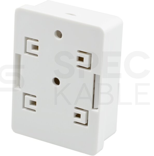 Zásuvka NEKU CAT6 UTP 1 x RJ45 na omítku bílá