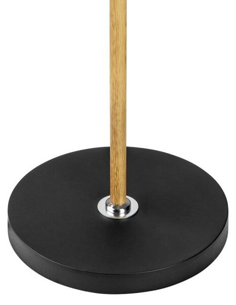 Stojací lampa Orno Virone GRACE LS-3/B, E27, max.18W, černá