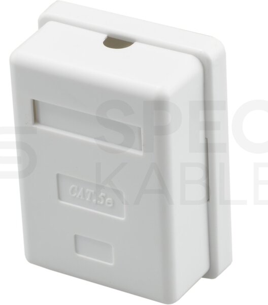 Zásuvka NEKU CAT5E FTP 1 x RJ45 na omítku bílá