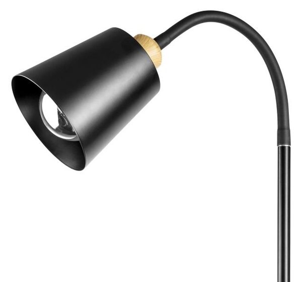 Stojací lampa Orno Virone GRACE LS-3/B, E27, max.18W, černá
