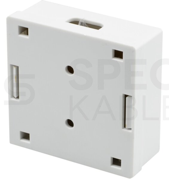Zásuvka NEKU CAT6 UTP 2 x RJ45 na omítku bílá