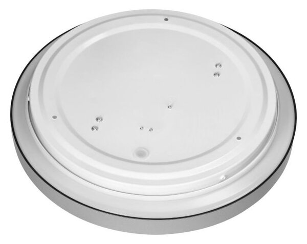 Stropní svítidlo ORNO SELENE CL/2XE27-10/G, 2xE27, max. 2x60W IP54, průměr 30,5cm, šedá