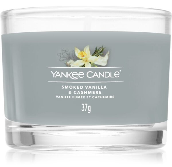 Yankee Candle Smoked Vanilla & Cashmere votivní svíčka 37 g