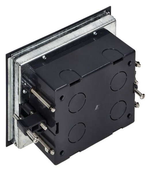 Podlahové pouzdro pro zásuvkové moduly ORNO OR-GP-9201/P, tm. šedá