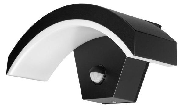 LED Zahradní lampa s PIR Adviti PILEA AD-OP-6572BLPMR4 700lm, IP54, 4000K, černá