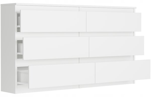 Komoda Rigta (bílá). Akce -14%