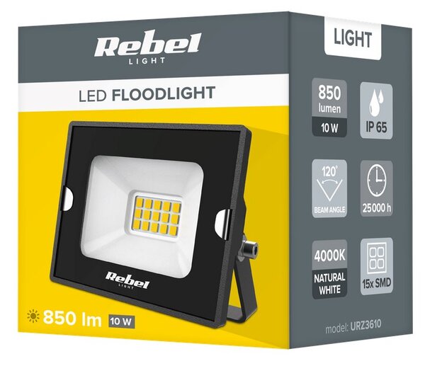 Reflektor LED REBEL URZ3610 10W 4000K, 230V