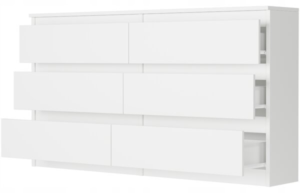 Komoda Rigta (bílá). Akce -14%