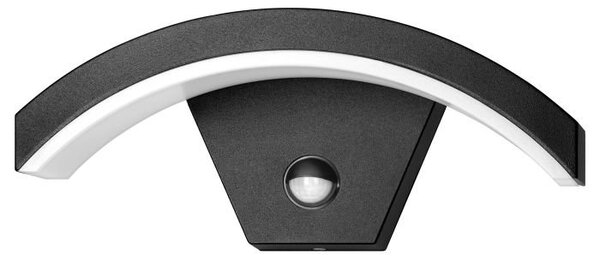 LED Zahradní lampa s PIR Adviti PILEA AD-OP-6572BLPMR4 700lm, IP54, 4000K, černá