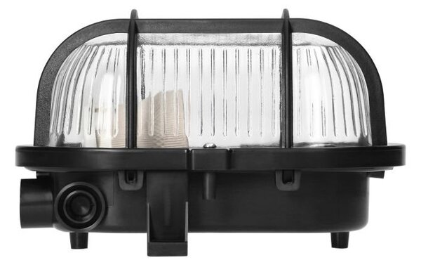 Stropní venkovní svítidlo Adviti SOTOA E27, max. 15W, IP54, černá