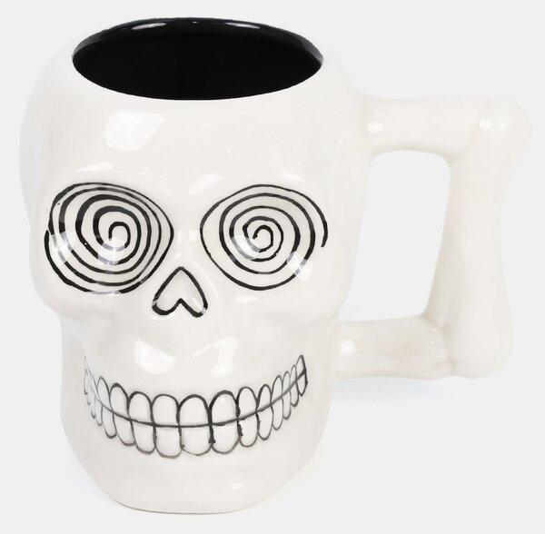 Sinsay - Hrnek s halloweenským motivem - bílá