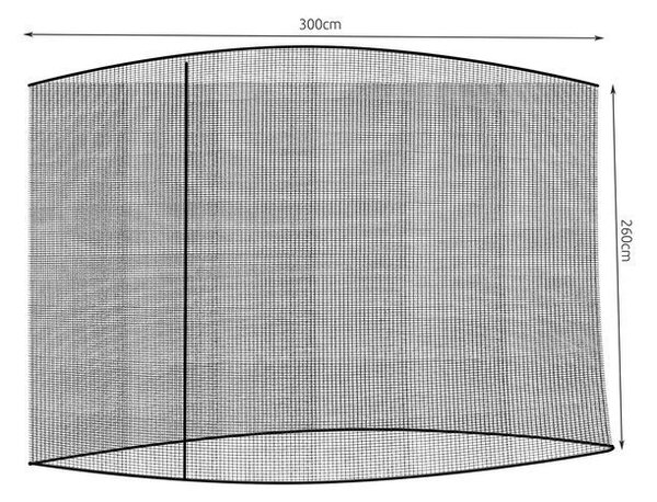 Moskytiéra na zahradní slunečník 260x300cm Malatec 12266
