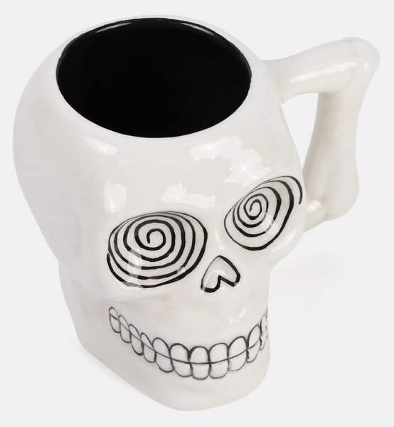 Sinsay - Hrnek s halloweenským motivem - bílá