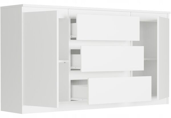 Komoda Rymaxa (bílá). Akce -13%