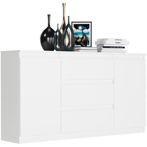 Komoda Rymaxa (bílá). Akce -13%