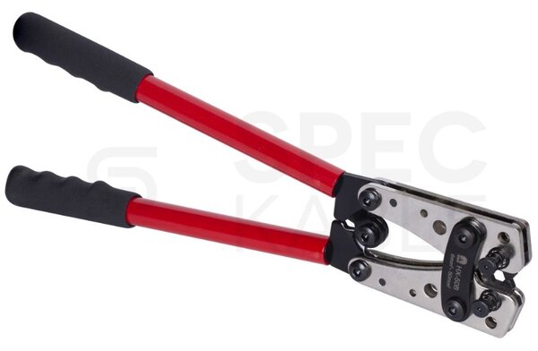 Krimpovací kleště NEKU na velké kabelové koncovky, 6-50mm2 CU i AL , HEX