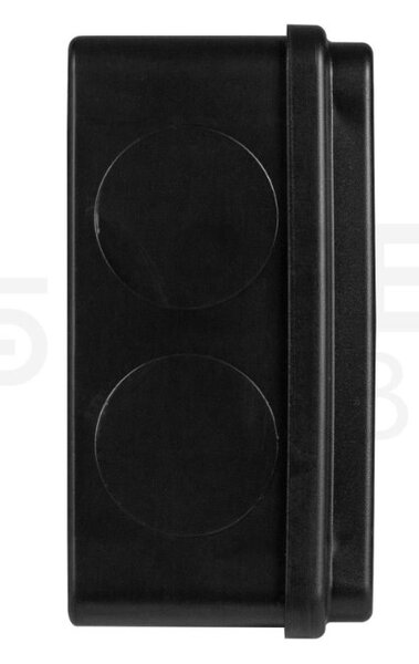 Plastová instalační krabice hermetická S-BOX 116C, 100x100x50mm IP65, černá, UV