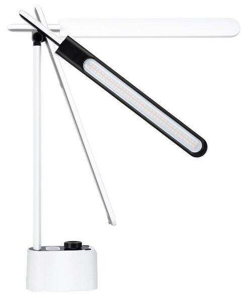 Stolní lampa s hodinama REBEL KOM1019 , regulace