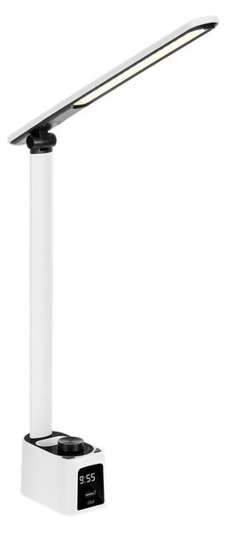 Stolní lampa s hodinama REBEL KOM1019 , regulace