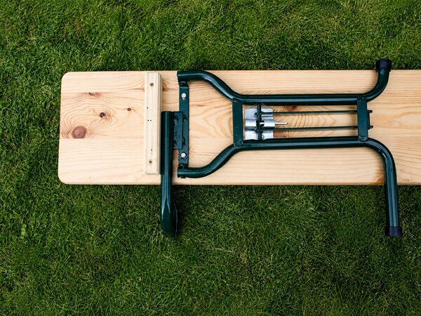 Pivní lavice LUX s opěrkou 220x25 cm – masiv borovice