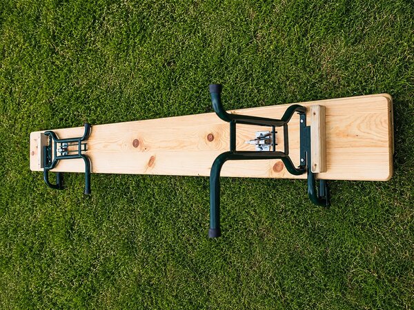 Pivní lavice LUX s opěrkou 220x25 cm – masiv borovice