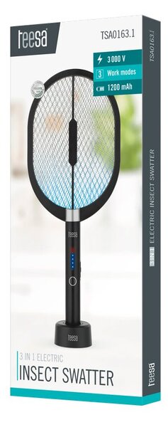 Elektrická plácačka / lampa na hmyz 3v1 TEESA TSA0163.1