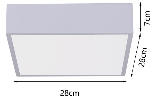 Immax NEO CANTO SLIM Smart stropní svítidlo 28x28x7cm 22W 1610lm bílé Zigbee 3.0