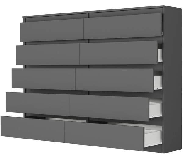 Komoda Ragama (antracit). Akce -12%