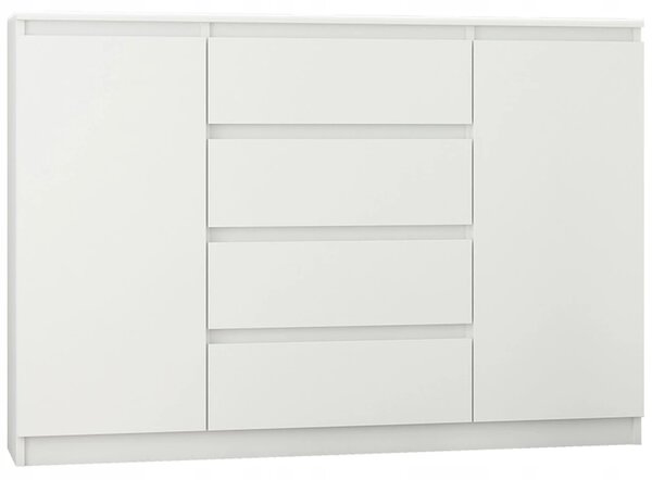 Komoda Rubbon (bílá). Akce -16%