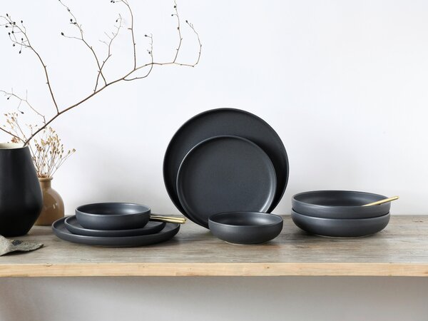 KOMBINOVANÁ SOUPRAVA, 8dílné, kamenina Creatable - Online Only nádobí, Online Only