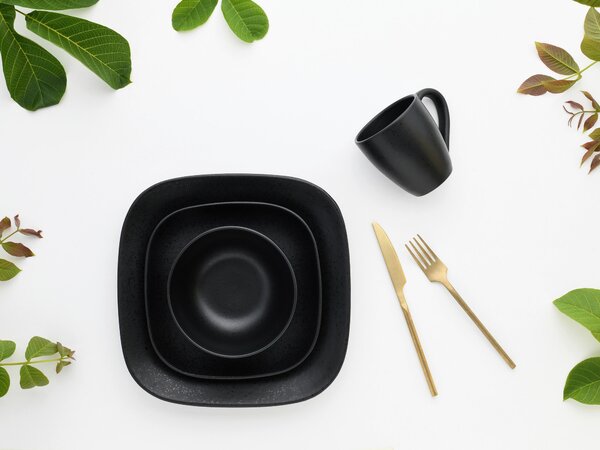 KOMBINOVANÁ SOUPRAVA, 16dílné, kamenina Creatable - Online Only nádobí, Online Only