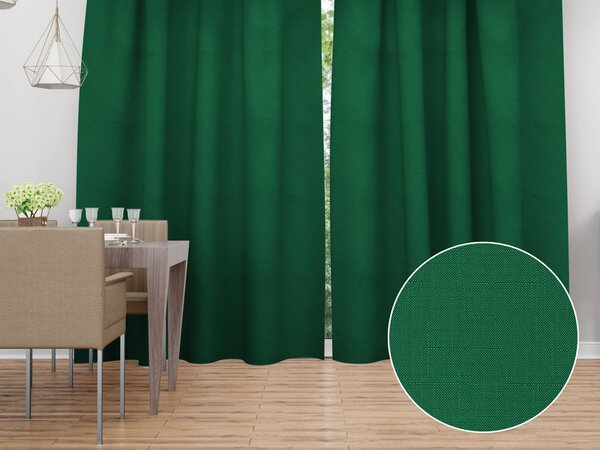 Biante Dekorační závěs TF-064 Zelený 150x150 cm