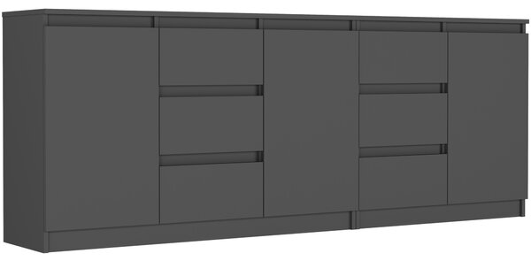 Komoda Reddis (antracit). Akce -14%