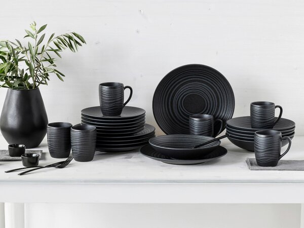 KOMBINOVANÁ SOUPRAVA, 24dílné, kamenina Creatable - Online Only nádobí, Online Only