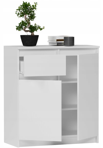 Komoda Refira (bílá). Akce -17%