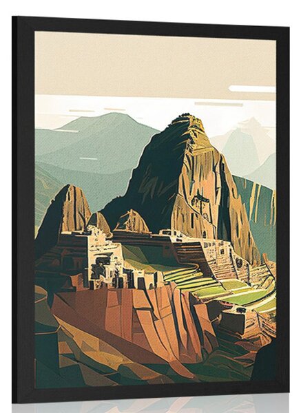 Plakát skvostné Machu Picchu