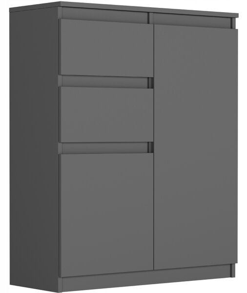Komoda Resmus (antracit). Akce -10%