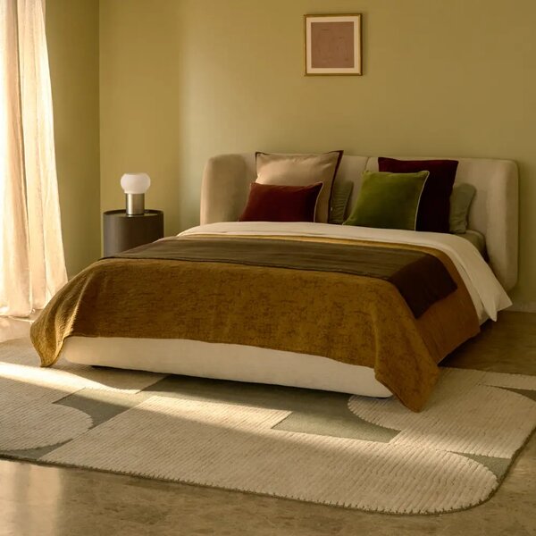 -30 % Dny Marianne - Kave Home Béžovo-zelený vlněný koberec Bralen 200 x 300 cm
