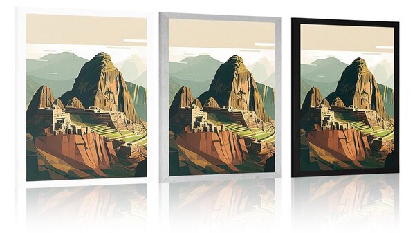 Plakát skvostné Machu Picchu