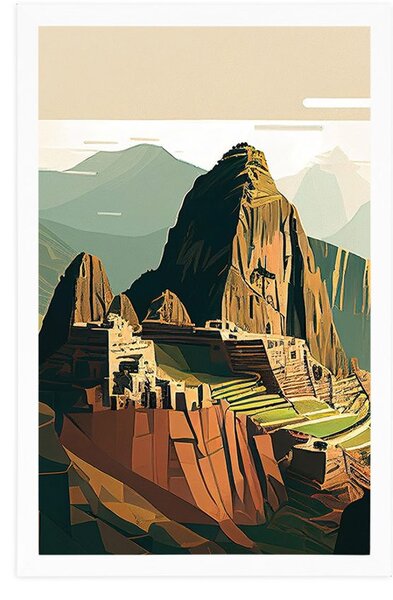 Plakát skvostné Machu Picchu