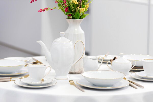 KOMBINOVANÁ SOUPRAVA, 30dílné, porcelán Creatable - Online Only nádobí, Online Only