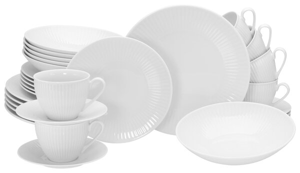 KOMBINOVANÁ SOUPRAVA, 30dílné, porcelán Creatable - Online Only nádobí, Online Only