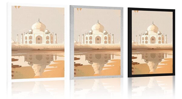 Plakát indický Taj Mahal