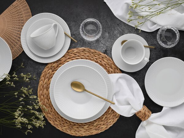 KOMBINOVANÁ SOUPRAVA, 30dílné, porcelán Creatable - Online Only nádobí, Online Only