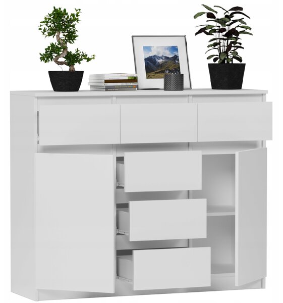 Komoda Raunia (bílá). Akce -10%