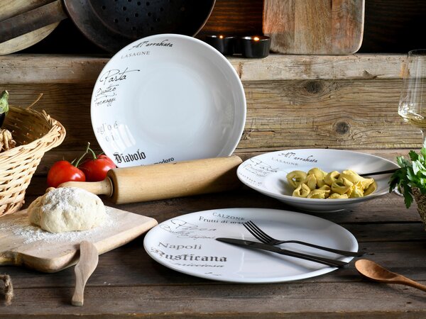 SADA TALÍŘŮ NA PIZZU, keramika, 33 cm Creatable - Online Only nádobí, Online Only