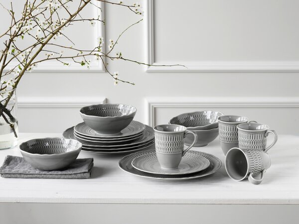 KOMBINOVANÁ SOUPRAVA, 16dílné, porcelán Creatable - Online Only nádobí, Online Only